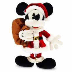 Disney Holiday Plush - Santa Mickey Mouse With Sack - Medium