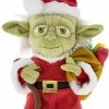 Disney Christmas Plush - Yoda And Santa - 9"
