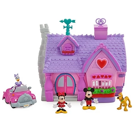 Disney Figurine Set - Mickey Mouse Toontown Minnie Mouse Micro Playset 3 Disney Figurine Set - Mickey Mouse Toontown Minnie Mouse Micro Playset