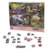 Disney Thomas Kinkade Puzzle Set - Princess Classics -Cheap Puzzles Store 7512055880035