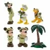 Disney Figurine Play Set - Safari Mickey And Friends