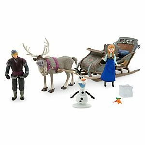 Disney Play Set - Frozen - Anna And Kristoff Sleigh Play Set 3 Disney Play Set - Frozen - Anna And Kristoff Sleigh Play Set
