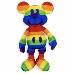Disney Plush - Rainbow Mickey Mouse - 13"