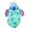 Disney Blanket Pouch Plush - Baby Stitch - 10"