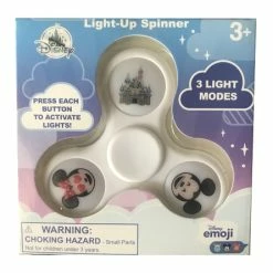 Disney Fidget Spinner - Mickey, Minnie, And Castle - White