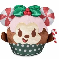 Disney Munchlings Plush - Minnie Candy Cane Cupcake